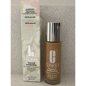 Clinique Beyond Perfecting Foundation + Concealer WN 56 Cashew MF Discontinued
